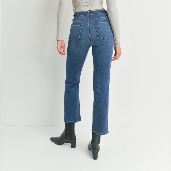 Just Black Women’s The Sunday Straight Distressed Jeans, size 24 - Picture 2 of 12